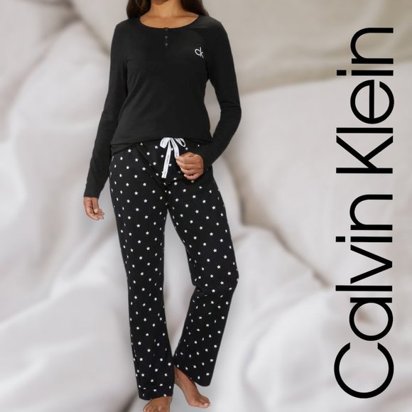 Calvin Klein Other - Calvin Klein | 2 Piece Fleece Pajama Set | Black | NWOT